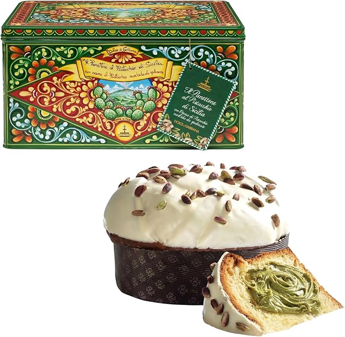 PANETTONE AL PISTACCHIO DI SICILIA DOLCE&GABBANA 1 KG