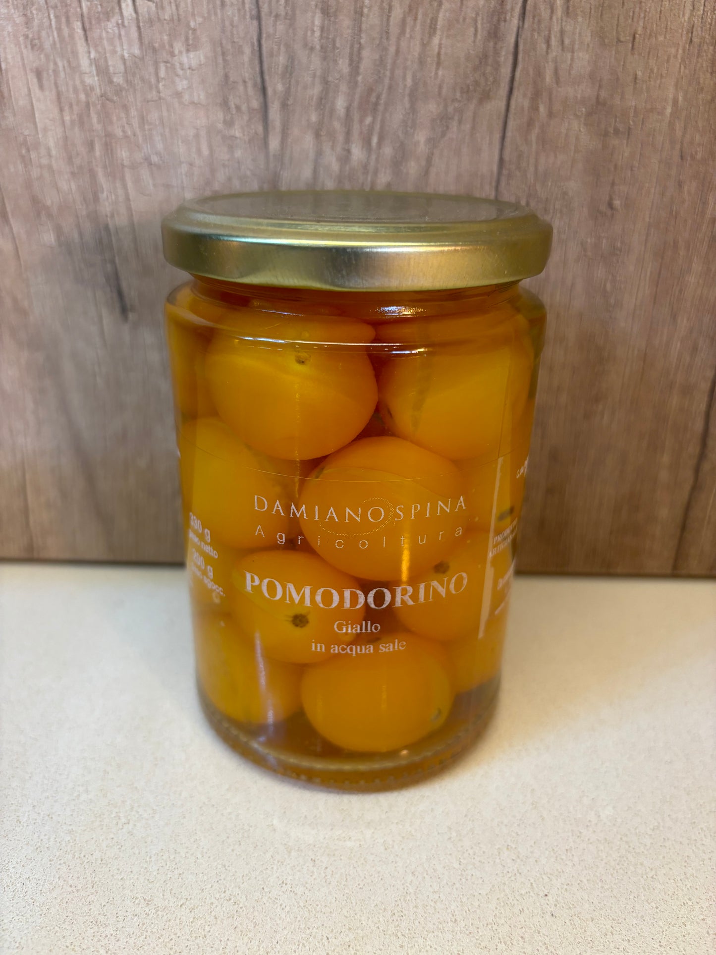 YELLOW TOMATO IN SALT WATER 330GR