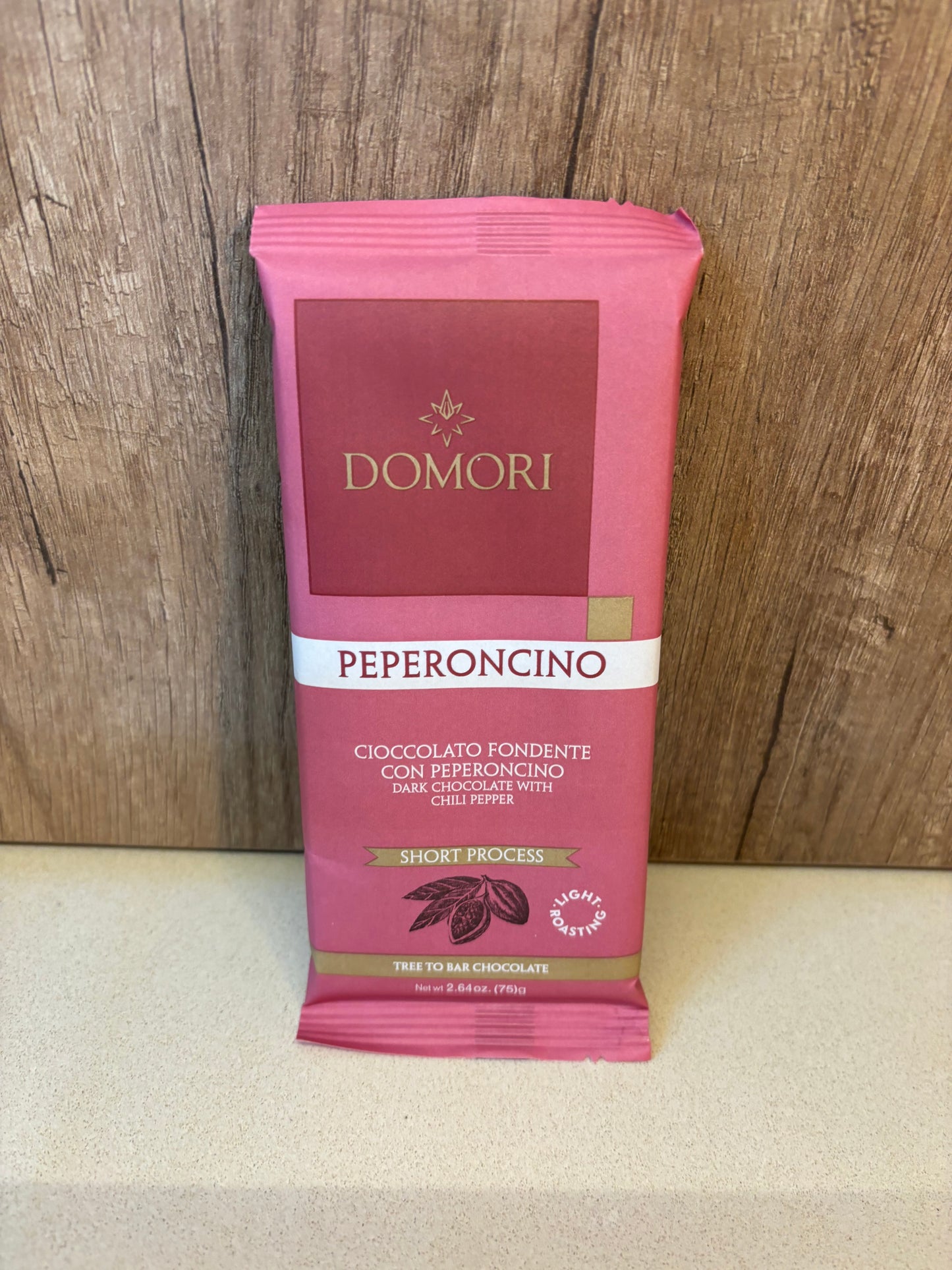 CIOCCOLATA  BARRETTA  FONDENTE CON PEPERONCINO